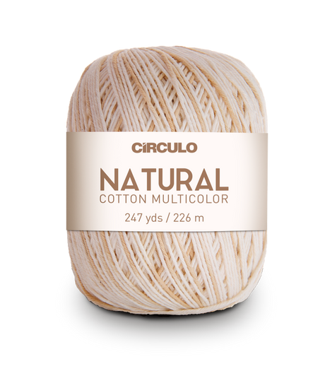 Círculo Natural Cotton Multicolor 4/6 – Bombažna preja (226 m / 200 g)