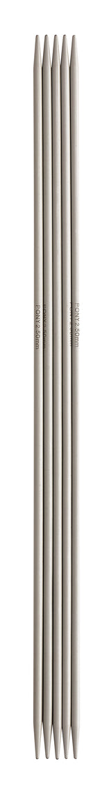 Pony Classic Aluminium Double Pointed Knitting Needles – 20 cm, 20 cm, 2.50 mm – additional product view