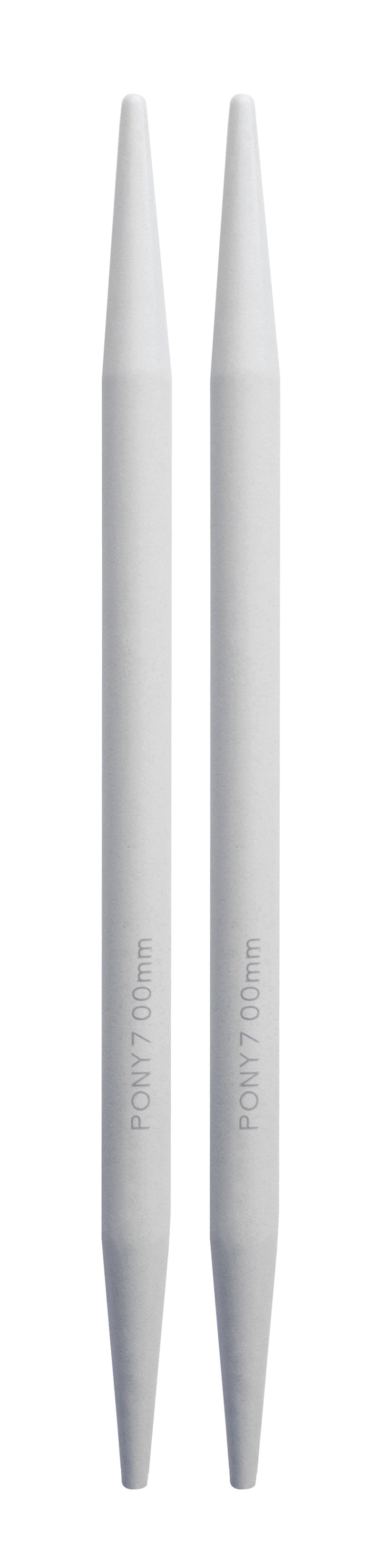 Pony Classic Aluminium Interchangeable Knitting Needle Tips – 10.5 & 14 cm, 14 cm, 7.00 mm – additional product view