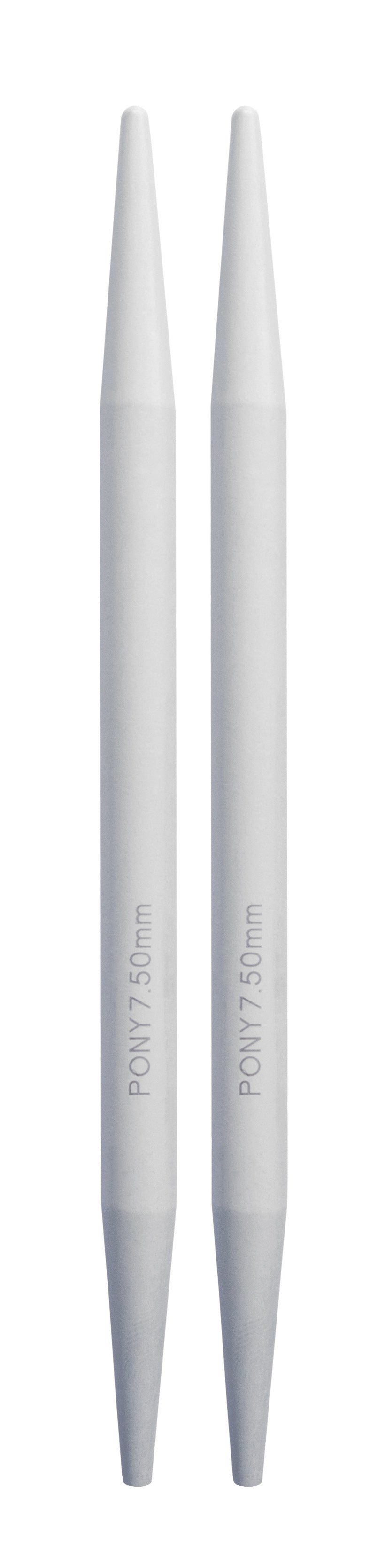 Pony Classic Aluminium Interchangeable Knitting Needle Tips – 10.5 & 14 cm, 14 cm, 7.50 mm – additional product view
