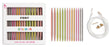 Pony Colour Interchangeable Knitting Needle Set – Design Box