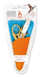 Pony Stork Scissors in Felt Pocket – additional product view