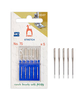 Pony Sewing Machine Needles, Stretch, No. 75 / 5 pcs