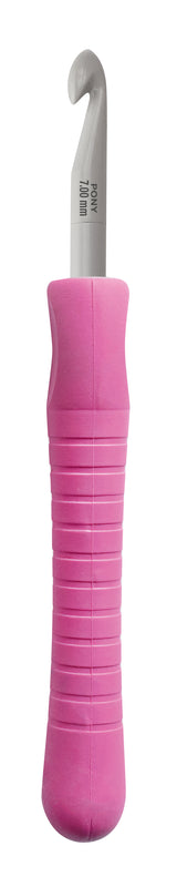 Pony Easy Grip Aluminium Crochet Hooks – 2 to 10 mm, 7.00 mm – additional product view