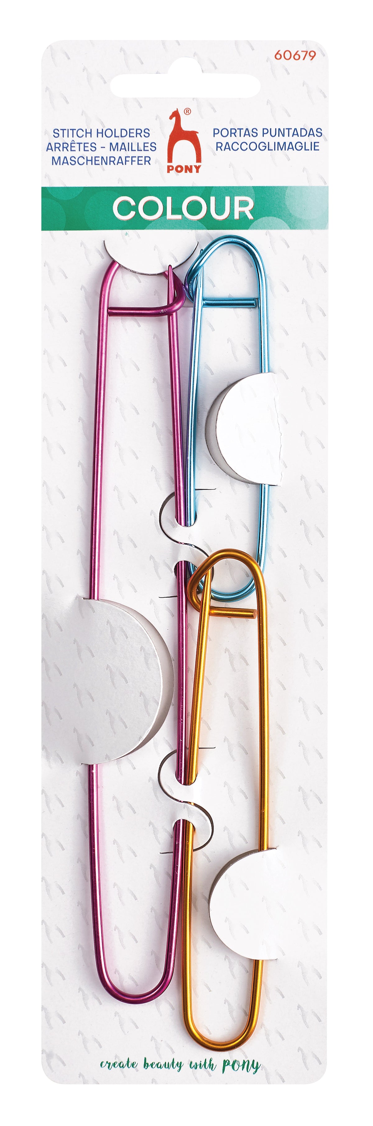 Pony Aluminium Stitch Holder Set – 3 pcs, 3 pcs