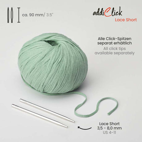 addiClick Lace Rope - Individual Red Rope for Knitting Flexibility - Leo Hobby Marketplace