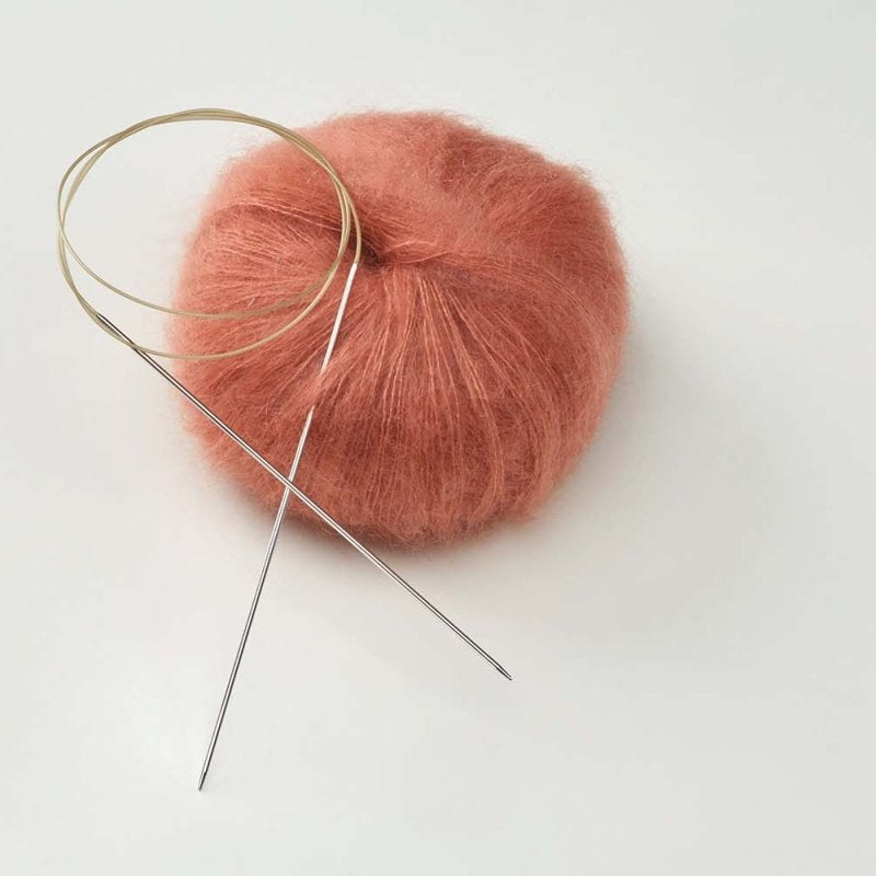 addiPremium Classic Circular Knitting Needles – Smooth Brass Tips, Gold Cable, Handcrafted in Germany - Leo Hobby Marketplace