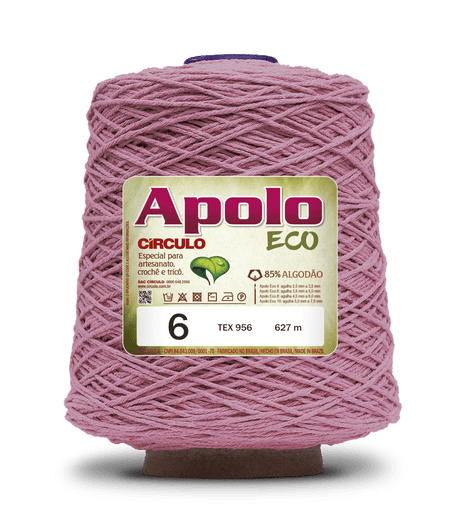 Apolo Eco 4/6 Cotton Cord Yarn – Ideal for Crochet Bags & Home Decor (600g) - Leo Hobby