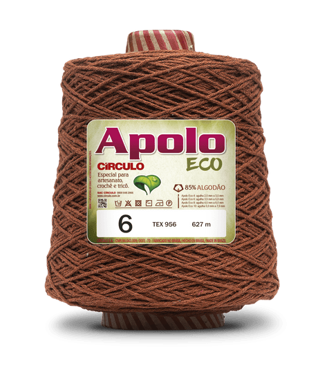 Apolo Eco 4/6 Cotton Cord Yarn – Ideal for Crochet Bags & Home Decor (600g) - Leo Hobby