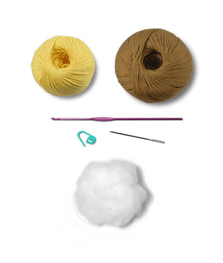 Circulo Amigurumi Crochet Kit - Lovey Blanket - All Included, Easy Instructions - Crochet Set for Intermediate - Animal Crochet Kit, Premium Amigurumi Yarn for Crocheting - Giraffe - Leo Hobby