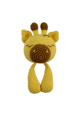 Circulo Amigurumi Crochet Kit - Lovey Blanket - All Included, Easy Instructions - Crochet Set for Intermediate - Animal Crochet Kit, Premium Amigurumi Yarn for Crocheting - Giraffe - Leo Hobby