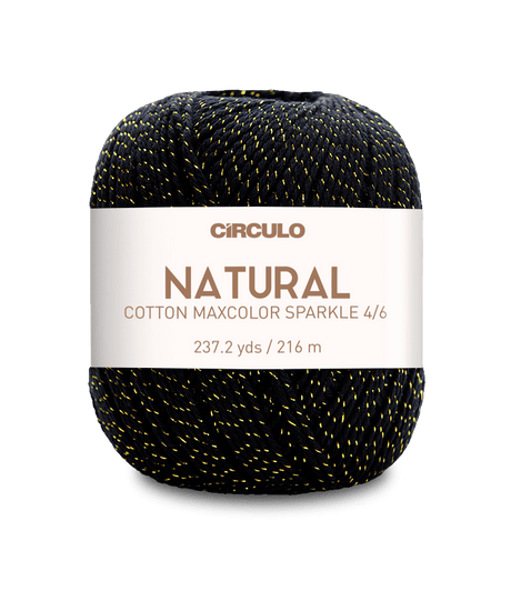 Círculo Barroco Maxcolor Sparkle – Cotton Yarn with Metallic Shine (200g) - Leo Hobby