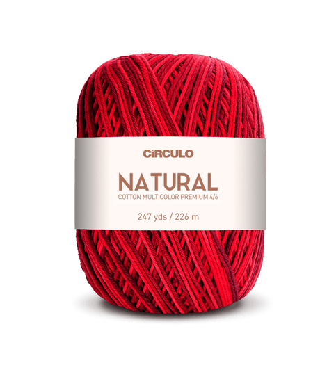 Circulo Barroco Multicolor Premium 4/6, 100% Cotton Yarn for Crochet and Knitting, 226m/200g - Leo Hobby Marketplace