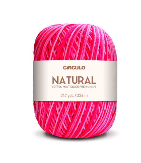 Circulo Barroco Multicolor Premium 4/6, 100% Cotton Yarn for Crochet and Knitting, 226m/200g - Leo Hobby Marketplace