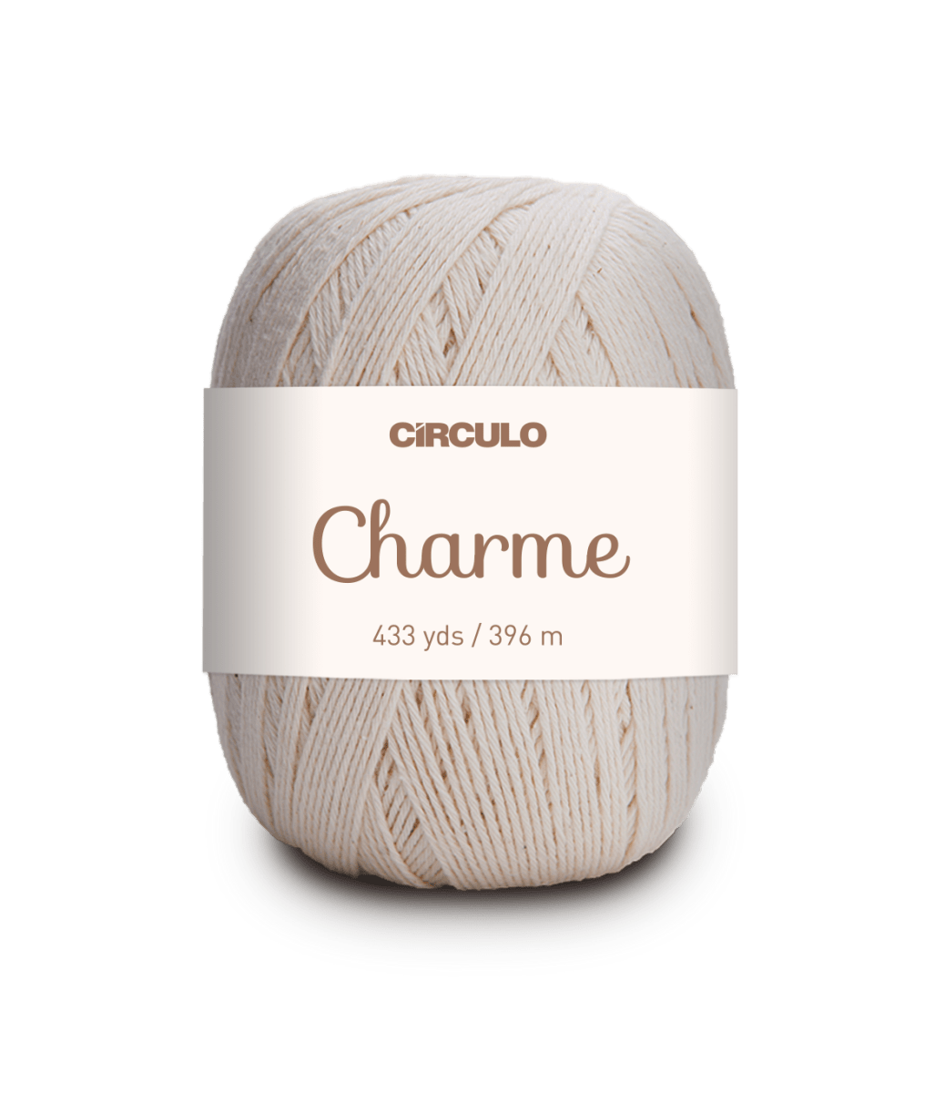 Circulo CHARME - 100% mercerized Brazilian Cotton Yarn 396m/150g - Leo Hobby
