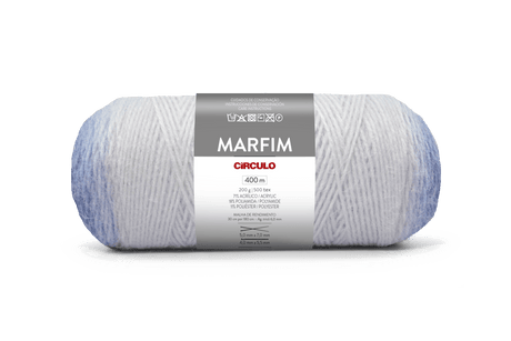 Círculo Marfim - Soft Gradient Yarn with Cashmere Touch (200g) - Leo Hobby