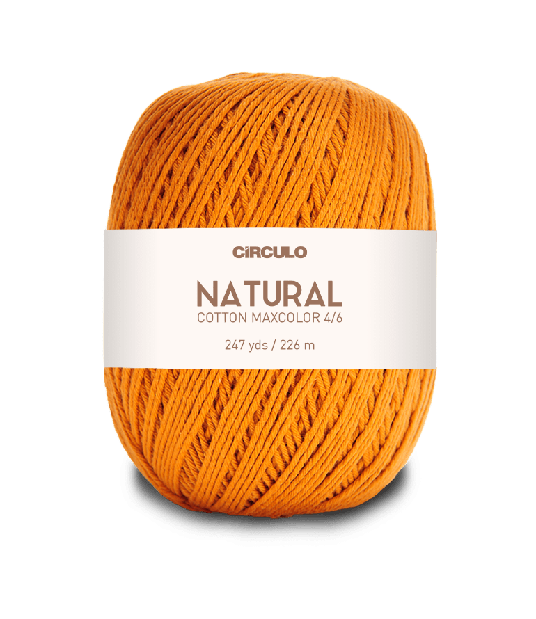 Circulo Natural Cotton Maxcolor (Barroco) 4/6 100% Cotton Yarn for Crochet and Knitting, 226m/200g - Leo Hobby Marketplace
