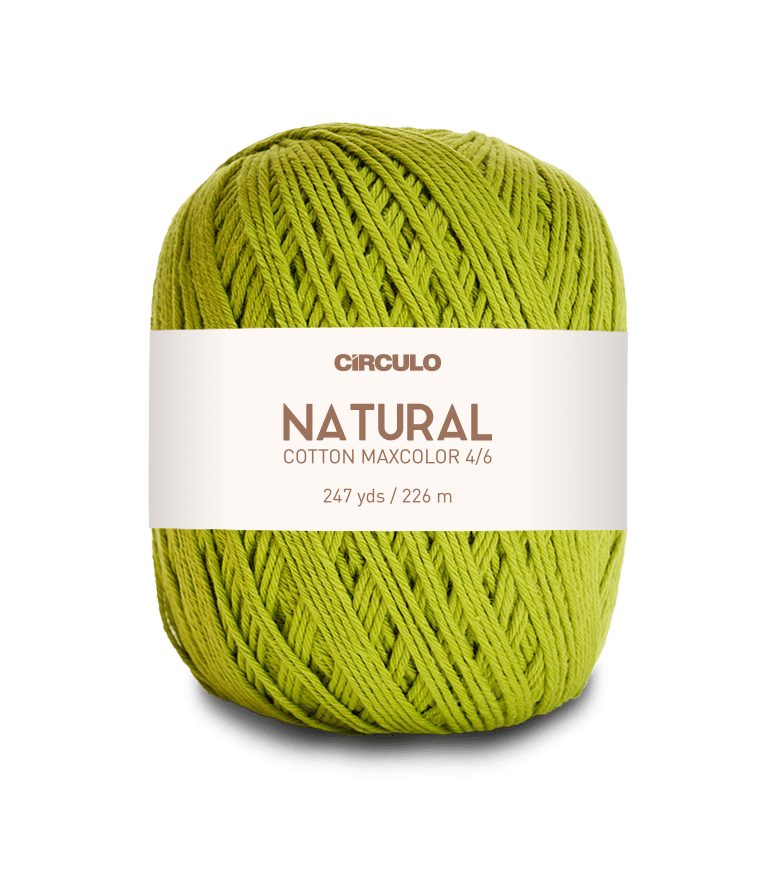 Circulo Natural Cotton Maxcolor (Barroco) 4/6 100% Cotton Yarn for Crochet and Knitting, 226m/200g - Leo Hobby Marketplace