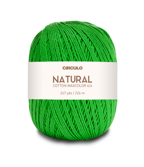 Circulo Natural Cotton Maxcolor (Barroco) 4/6 100% Cotton Yarn for Crochet and Knitting, 226m/200g - Leo Hobby Marketplace