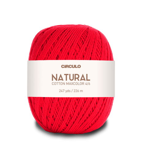 Circulo Natural Cotton Maxcolor (Barroco) 4/6 100% Cotton Yarn for Crochet and Knitting, 226m/200g - Leo Hobby Marketplace