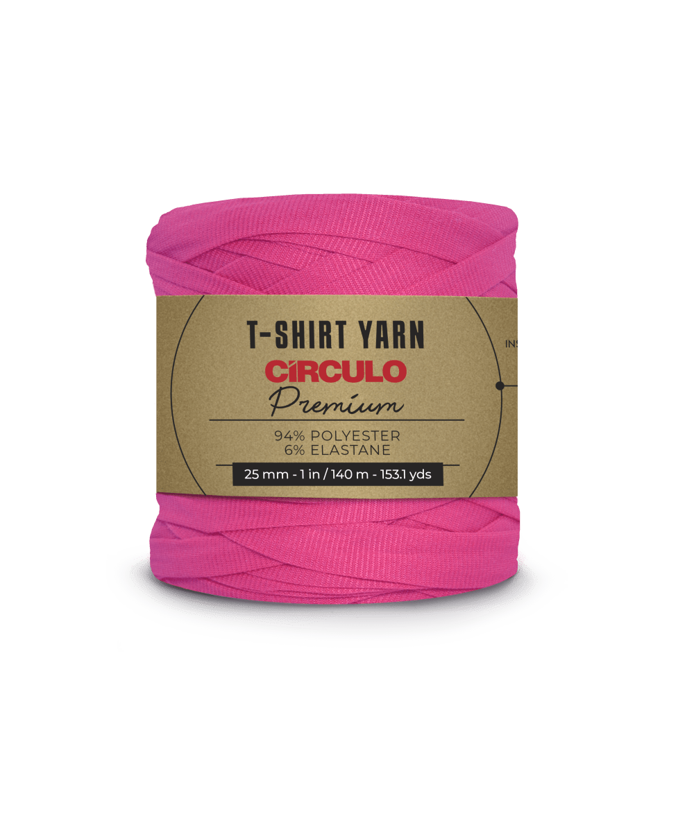 Circulo Premium T-shirt Yarn for Crocheting and Knitting, Bulk Yarn 140m/270g - Leo Hobby