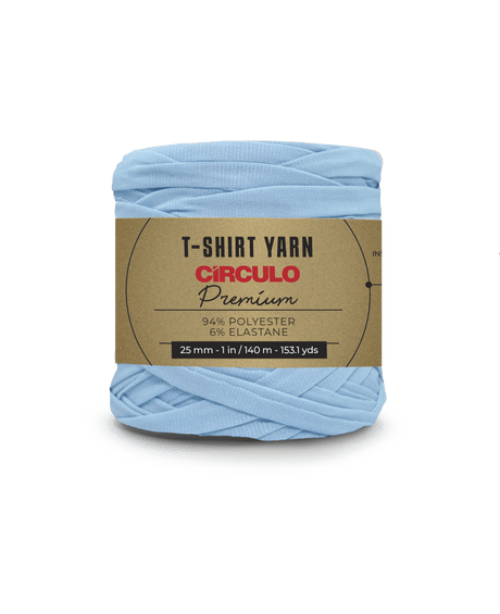 Circulo Premium T-shirt Yarn for Crocheting and Knitting, Bulk Yarn 140m/270g - Leo Hobby
