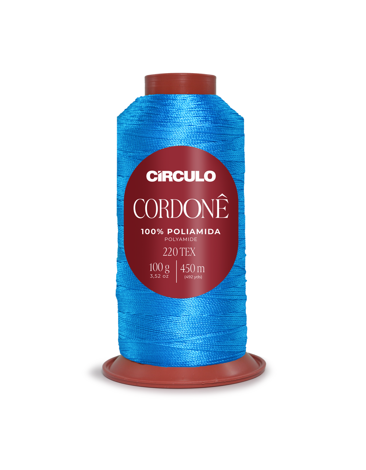 Circulo Cordone 100% Polyamide Crochet Yarn, 450 m / 100 g
