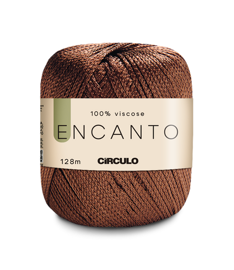 Circulo Encanto 100% Viscose Yarn for Crochet and Knitting, 128m/100g Luxurious Shine & Versatility Leo Hobby