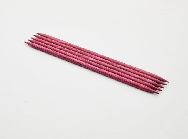 KnitPro Dreamz Double Pointed Needles 15 cm – Birchwood DPNs for Socks & Small Projects - Leo Hobby