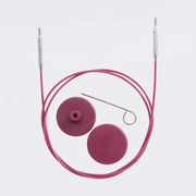 KnitPro Stainless Steel Cables, Fixed and Swivel