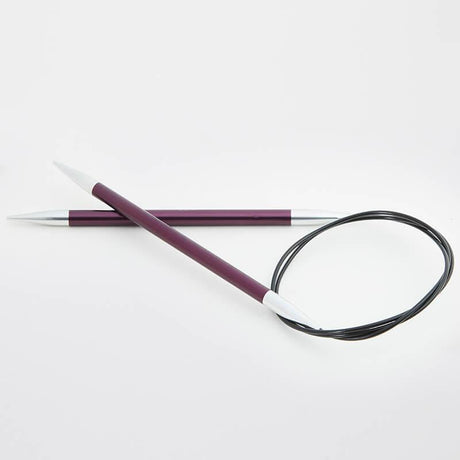 KnitPro Zing Circular Needles, fixed and reliable